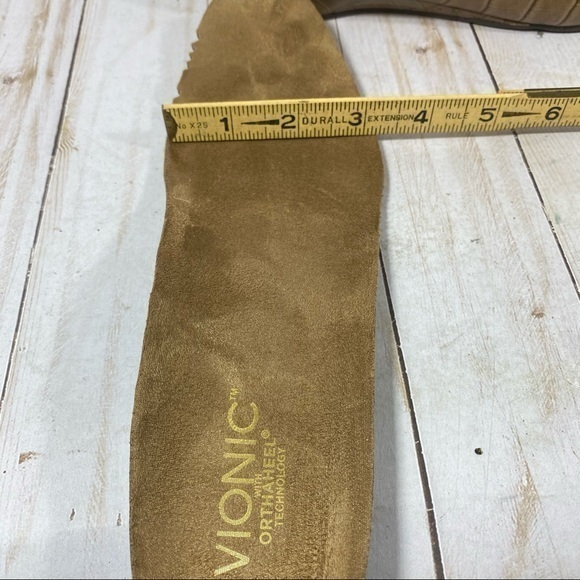 Vionic Delores Embossed Leather Loafers 8.5 - Picture 15 of 15